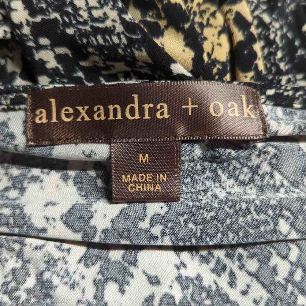 ALEXANDRA + Oak python print short sleeve dress s… - image 8